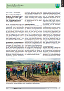 Titelbild Gemeinde Schneisingen: Spannender Waldumgang. Artikel UMWELT AARGAU, Nr. 66, November 2014